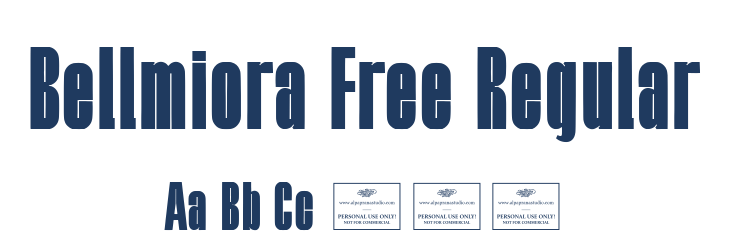 Bellmiora Free Regular Font Preview