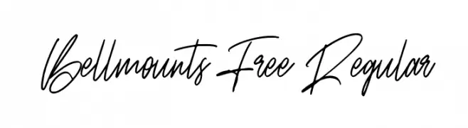 Bellmounts Free Regular Fonte