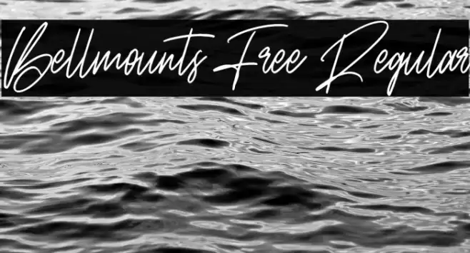 Bellmounts Free Regular Fonte examples