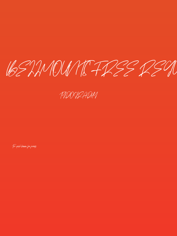 Bellmounts Free Regular Poster