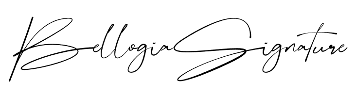Bellogia Signature  Frei Schriftart Herunterladen