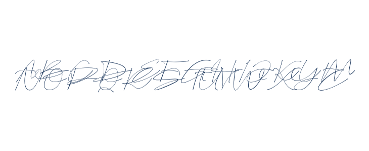 Bellogia Signature Uppercase