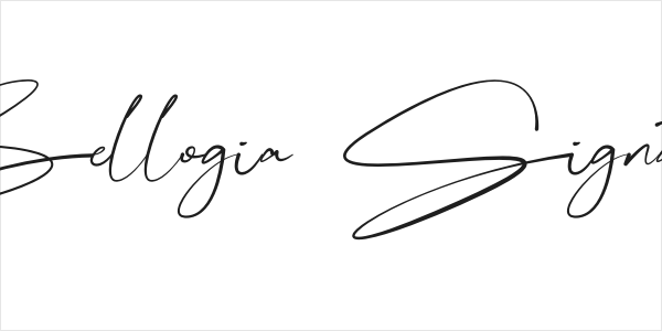 Bellogia Signature Logo