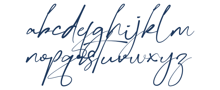 Bellogia Signature Lowercase