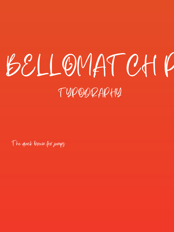 Bellomatch Personal Use Poster