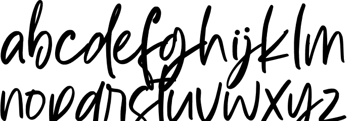 Bellomatch Personal Use Font LOWERCASE