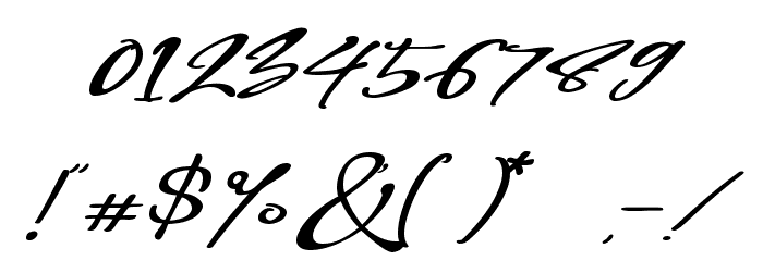 Bellome Font OTHER CHARS