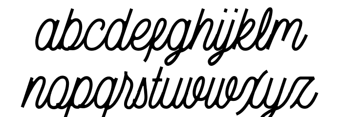 Bellonion DEMO Version Font LOWERCASE