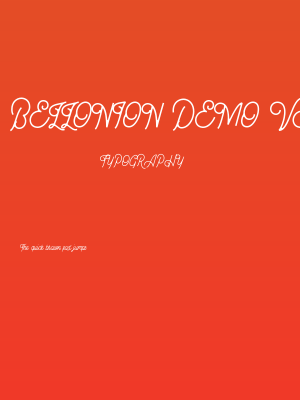 Bellonion DEMO Version Poster