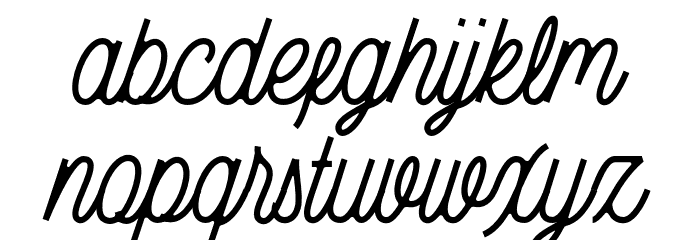 Bellonion DEMO Version Font LOWERCASE