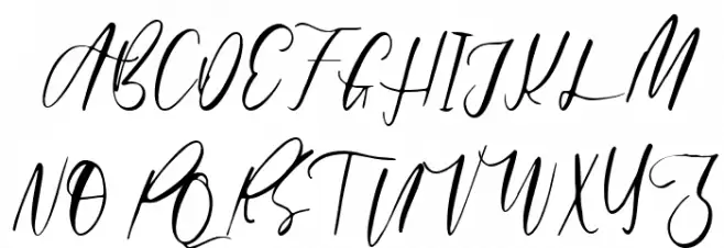 Bellorina 字体 大写