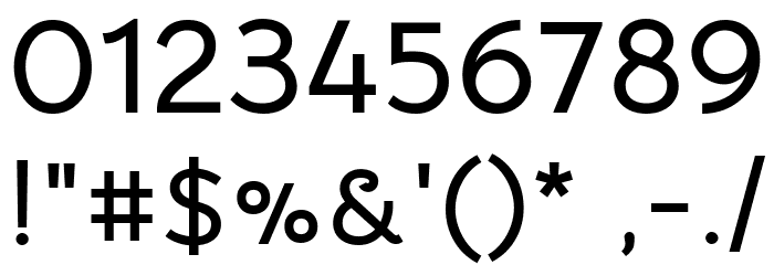 Bellota Bold Font OTHER CHARS