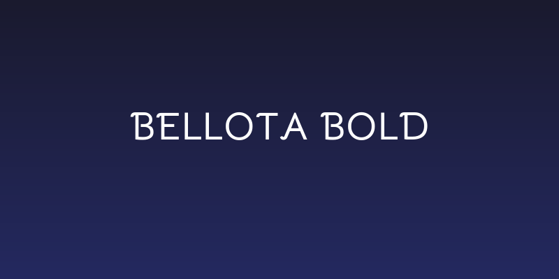 Bellota Bold Social Header