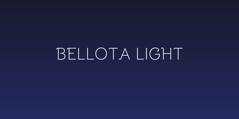 Bellota Light Social Header