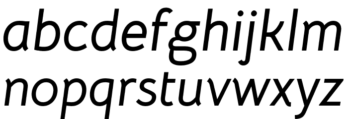Bellota Text Bold Italic Font LOWERCASE