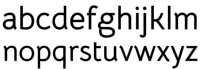 Bellota Text Bold Font LOWERCASE