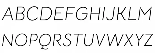 Bellota Text Light Italic خط أحرف كبيرة
