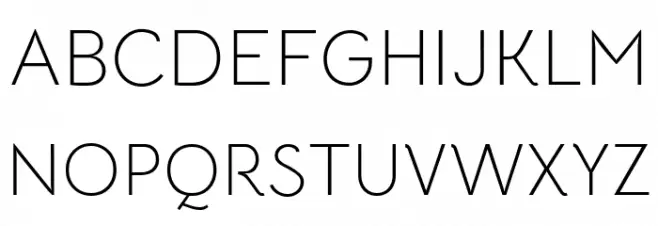 Bellota Text Light Schriftart Groß