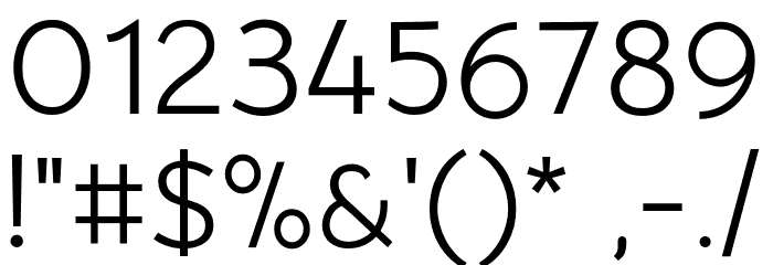 Bellota Font OTHER CHARS