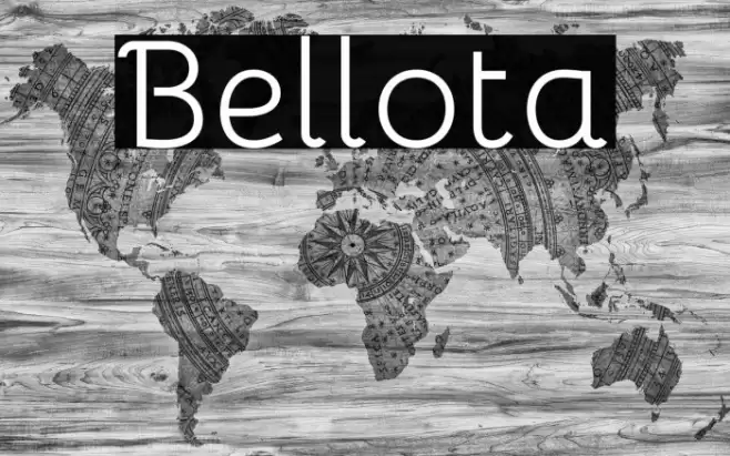 Bellota フォント examples