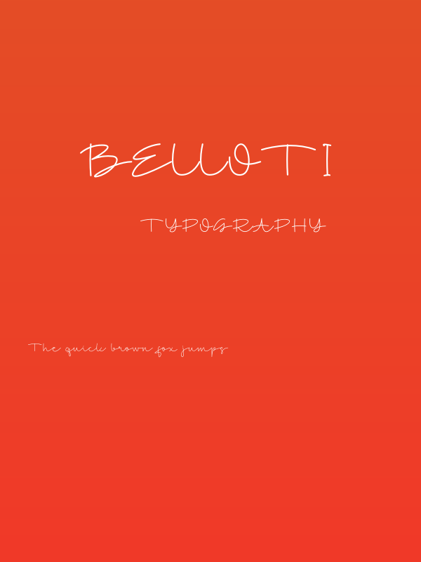Belloti Poster