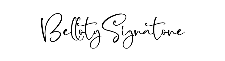 Belloty Signatone  免费字体下载