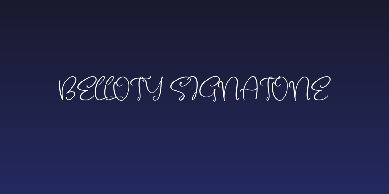Belloty Signatone Social Header