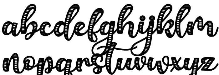 Bellove Font LOWERCASE