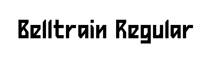 Belltrain Regular  Descarca Fonturi Gratis