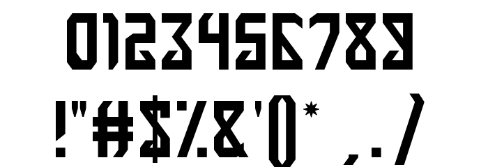 Belltrain Regular Font OTHER CHARS