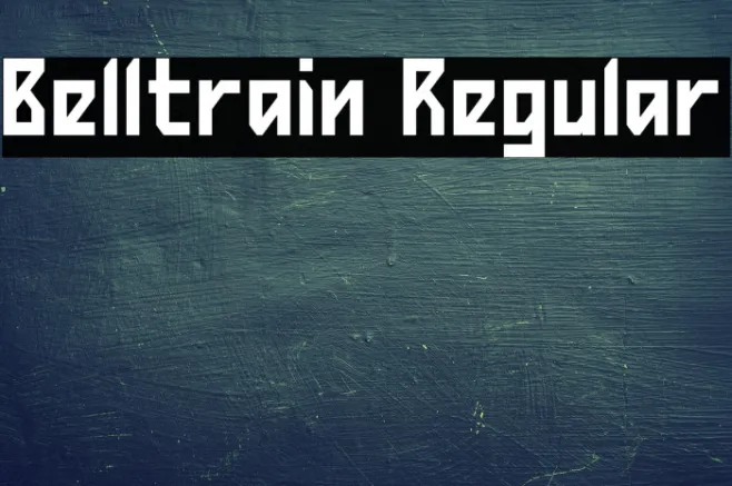 Belltrain Regular Example 3
