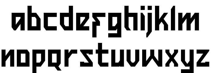 Belltrain Regular Font LOWERCASE