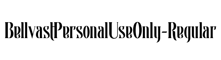BellvastPersonalUseOnly-Regular  नि: शुल्क फ़ॉन्ट्स डाउनलोड