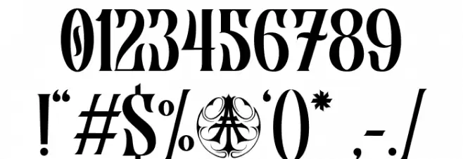 BellvastPersonalUseOnly-Regular Font OTHER CHARS