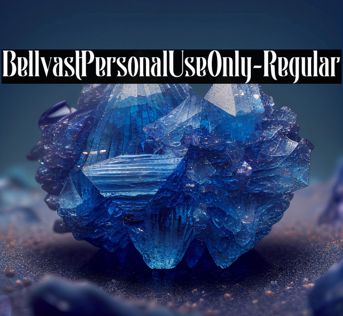 BellvastPersonalUseOnly-Regular Example 2