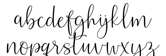 Belly Betty Font LOWERCASE