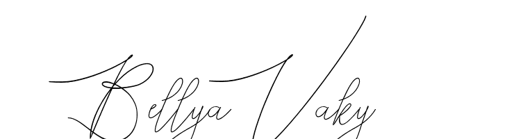 Bellya Vaky  Descarca Fonturi Gratis