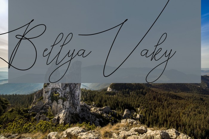 Bellya Vaky Font examples