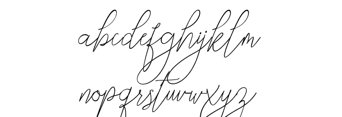 BellyaVaky Font LOWERCASE