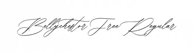 Bellychestor Free Regular  Скачать бесплатные шрифты
