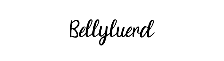 Bellyluerd  免费字体下载