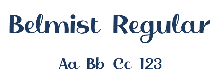 Belmist Regular Font Preview