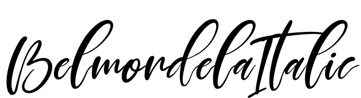 Belmondela Italic  font caratteri gratis