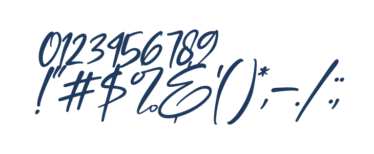 Belmondela Italic Other Characters