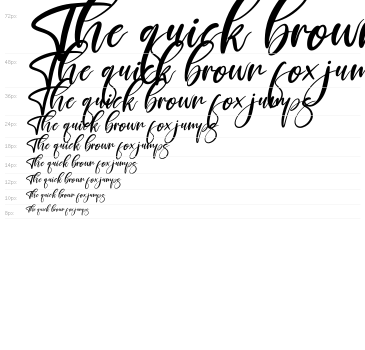 Belmondela Italic Waterfall