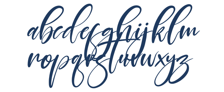 Belmondela Italic Lowercase