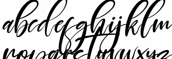 Belmondela Italic फ़ॉन्ट लोअरकेस