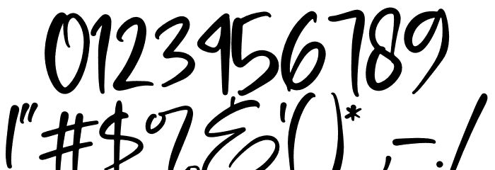 Belmondela Font OTHER CHARS