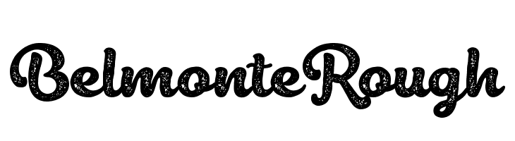 Belmonte Rough Font