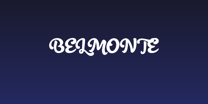 Belmonte Social Header